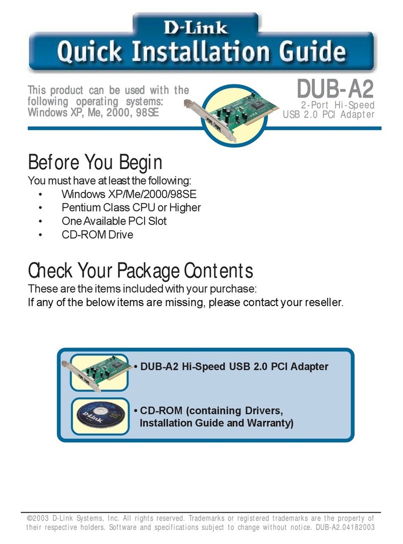 D-Link DUB-A2 User manual