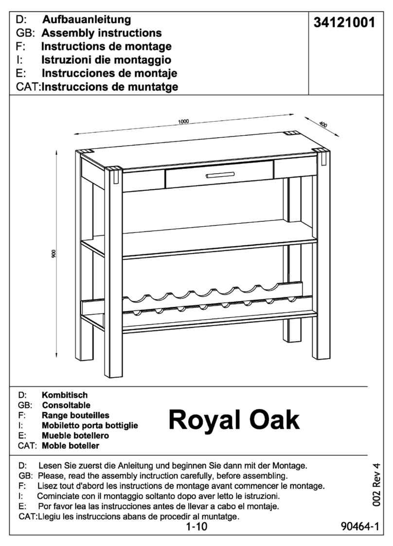 ROYAL OAK 34121001 Assembly instructions