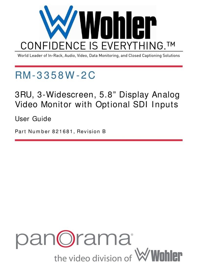 Wohler RM-3358W-2C User manual