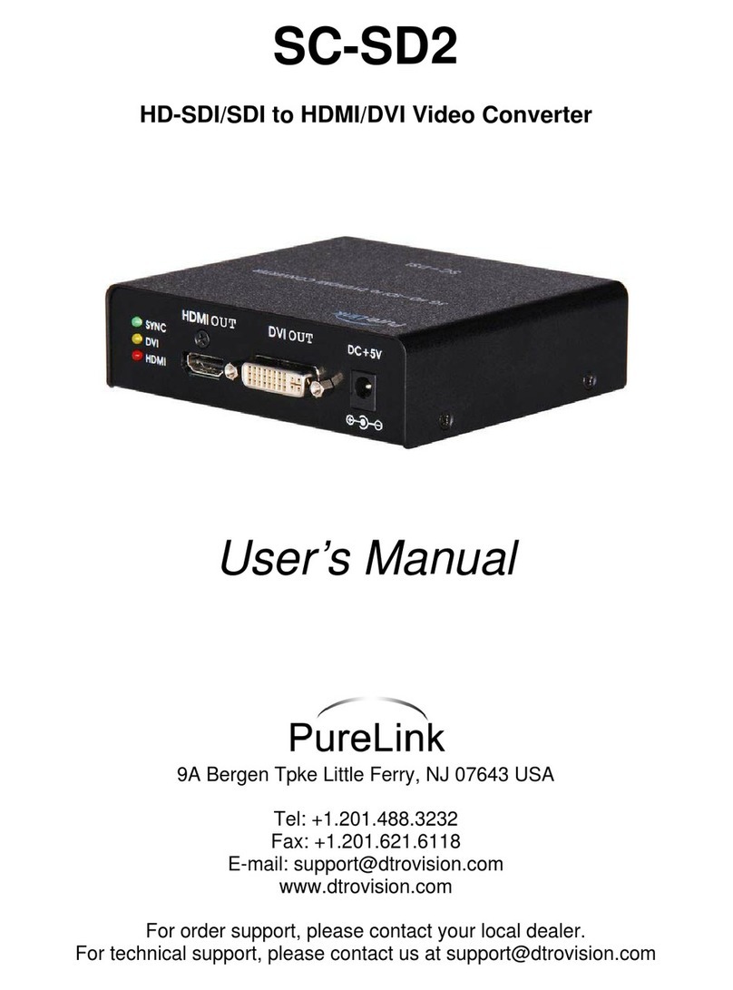 PureLink SC-SD2 user manual
