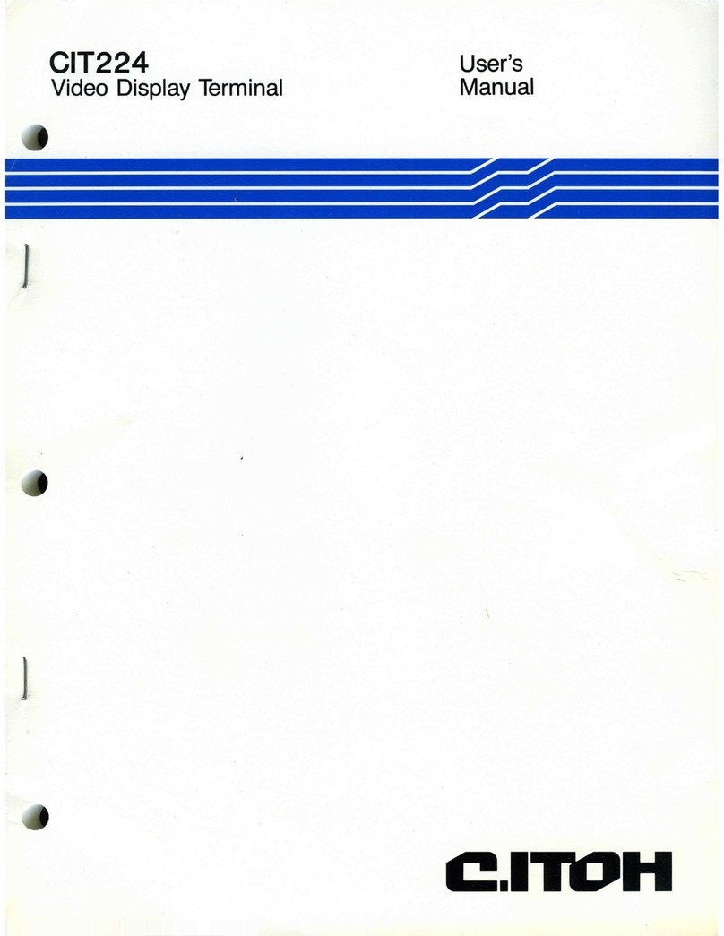C.ITOH CIT224 user manual