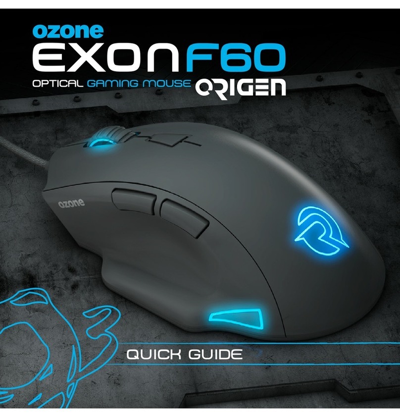 Ozone Exon F60 Origen User manual Ozone Exon F60 Origen User manual
