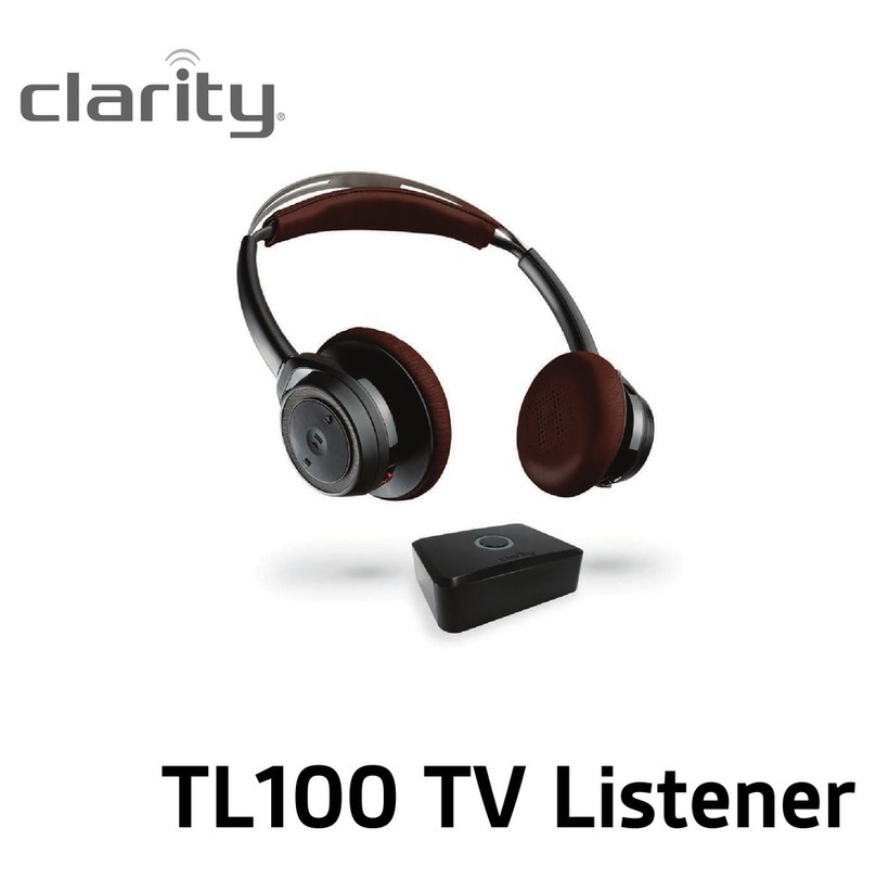Clarity TL100 quick start guide