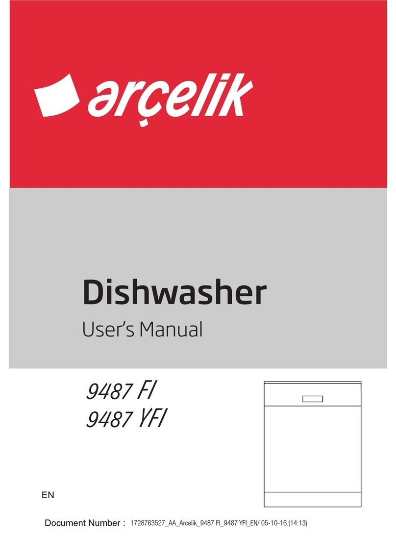 arcelik 9487 FI user manual