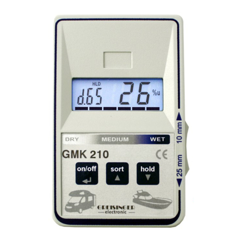GREISINGER GMK 210 User manual