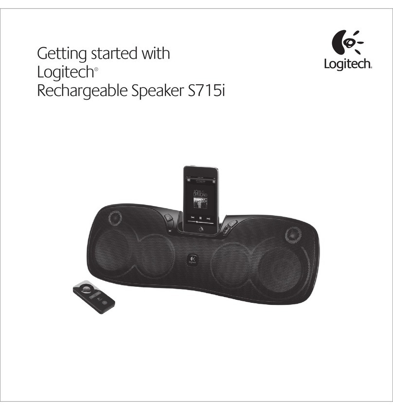 Logitech S715i Getting started