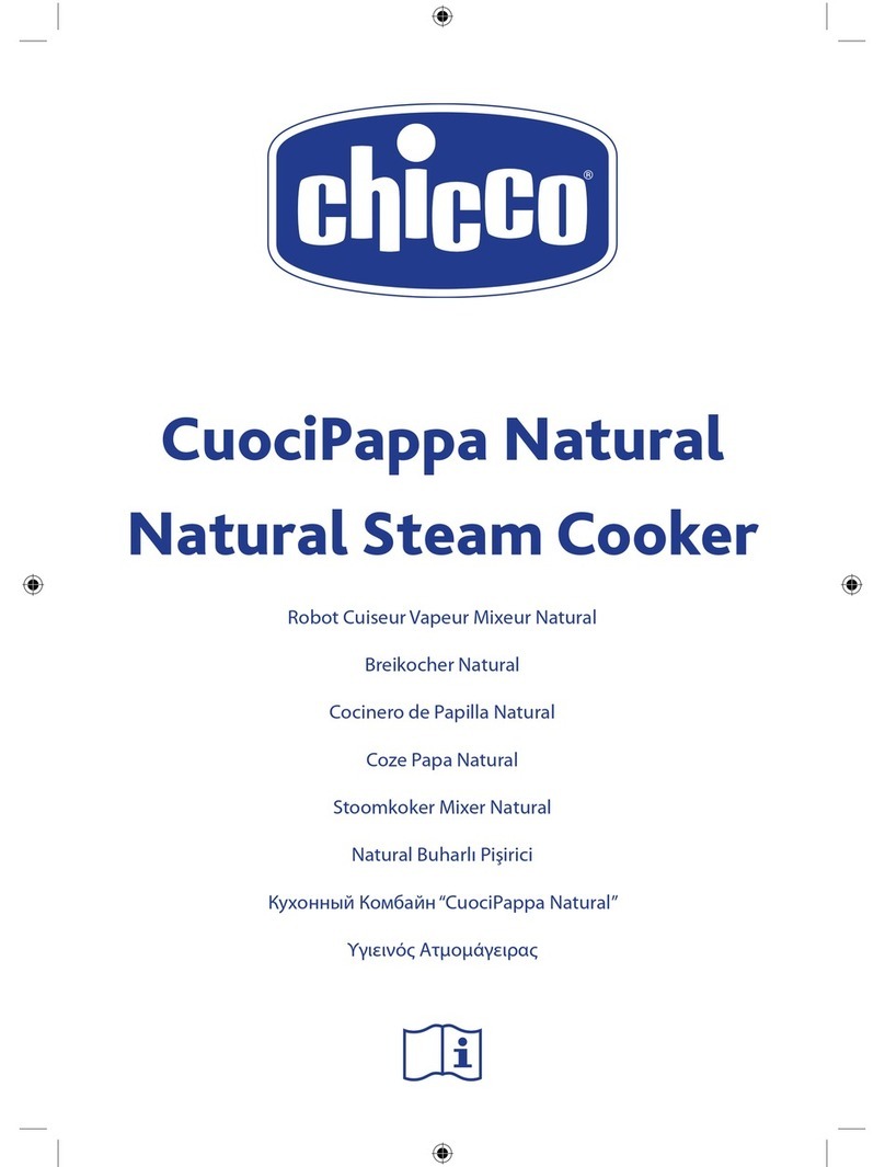 Chicco CuociPappa Natural User manual