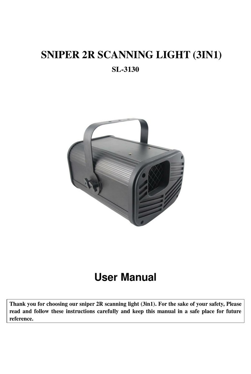 Showlight SNIPER SL-3130 user manual