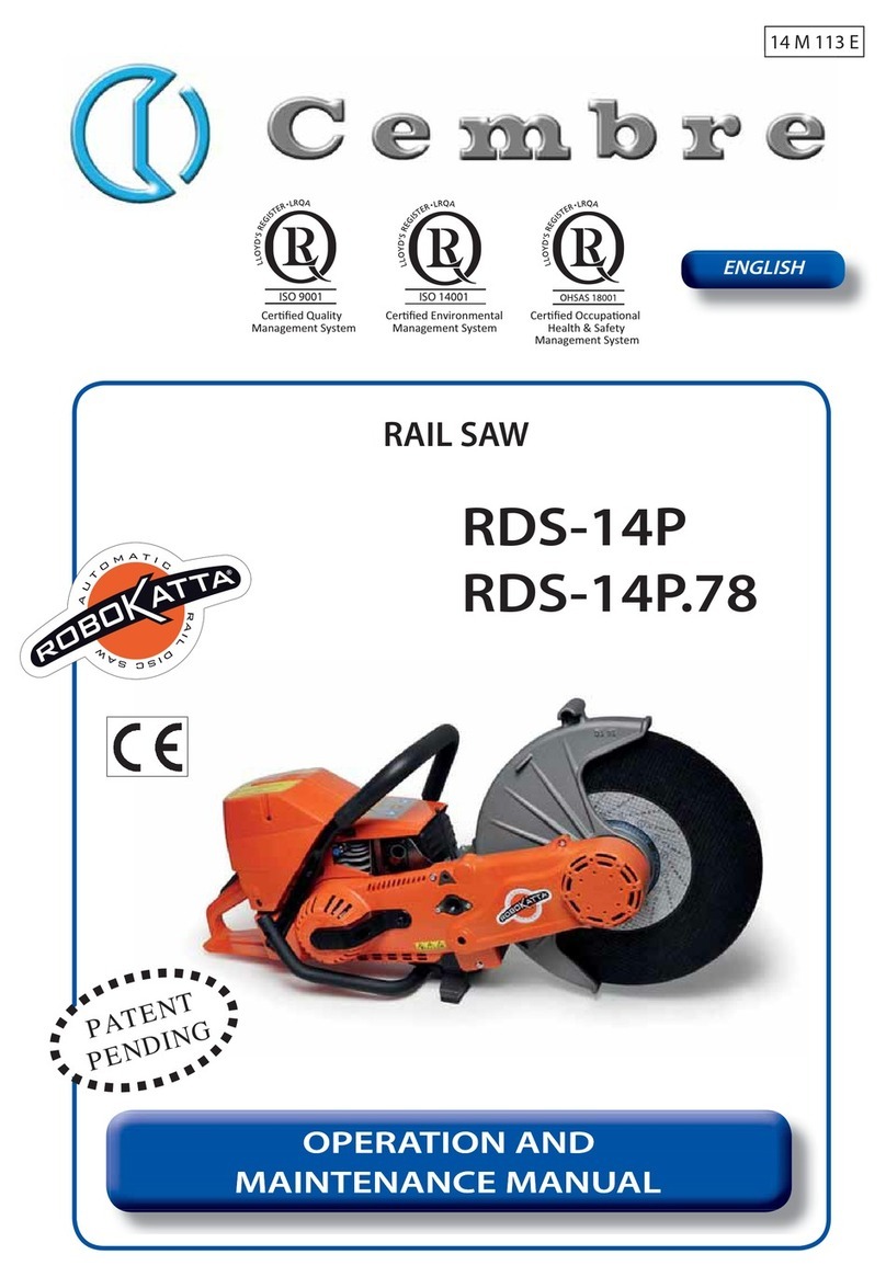 Cembre RDS-14P Operation and maintenance manual