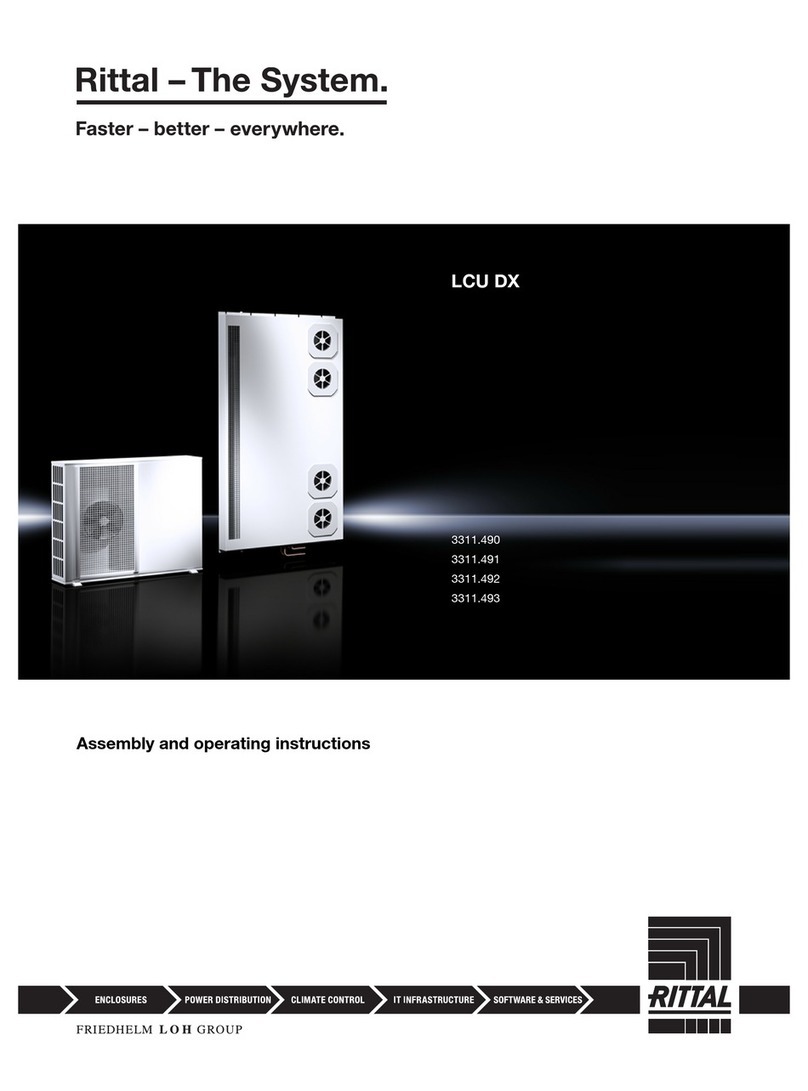 Rittal 3311.490 Assembly and operating guide