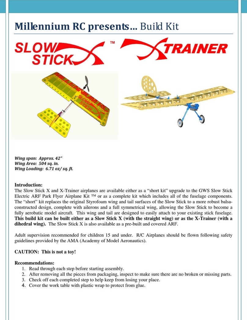 Millenium slow stick x User manual