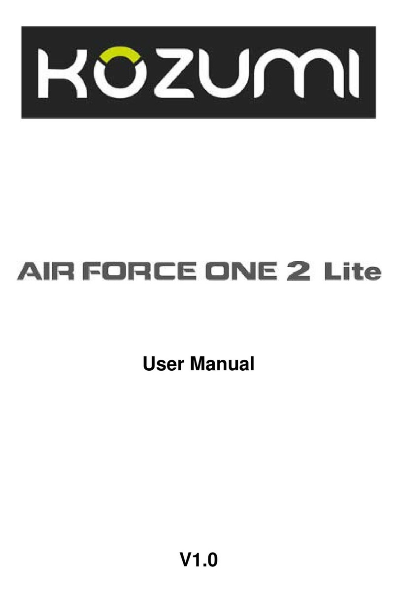 Kozumi air force one 2 lite user manual