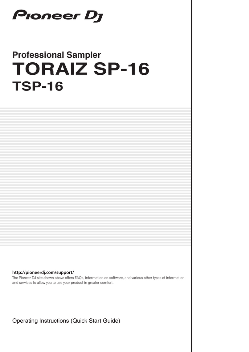 Pioneer TORAIZ SP-16 operating instructions