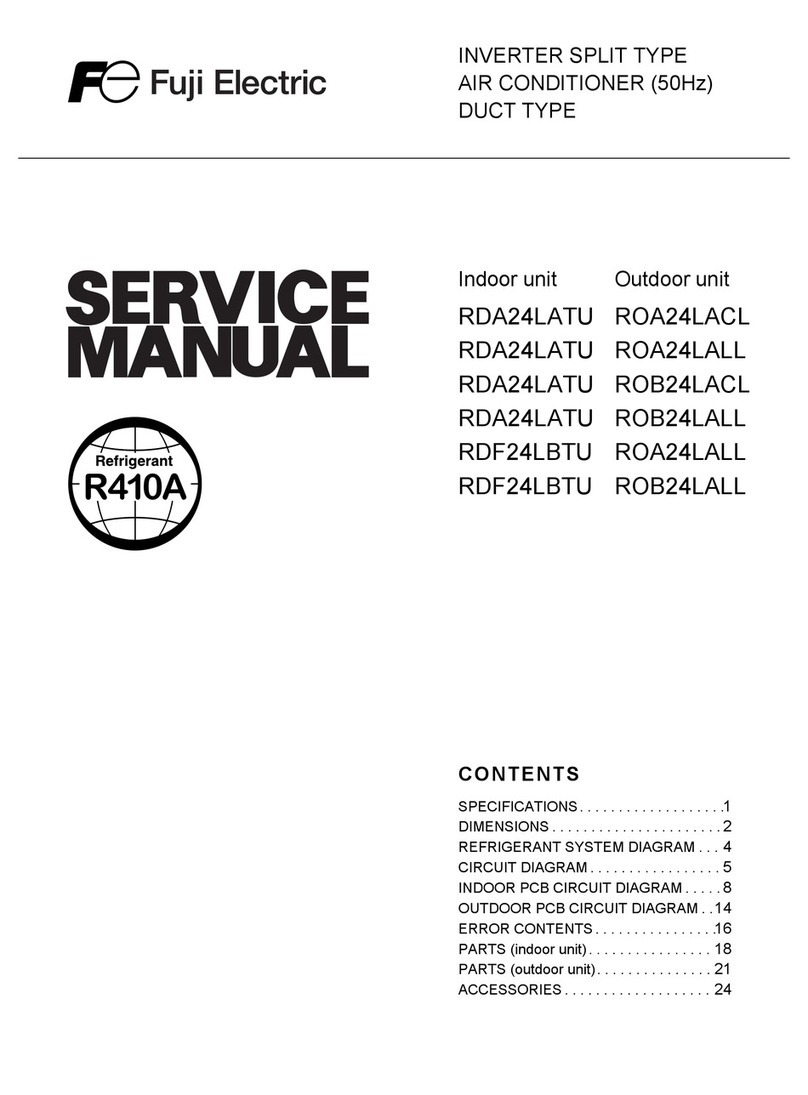 Fuji Electric RDA24LATU User manual
