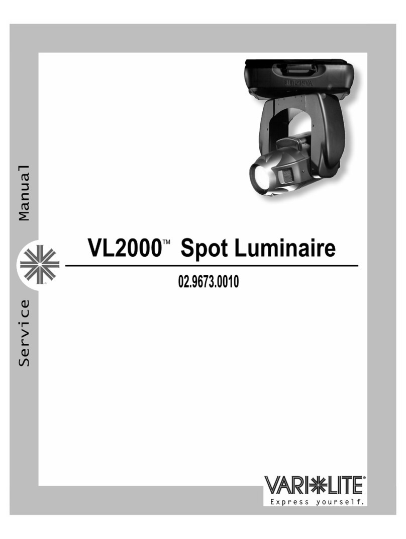 Vari Lite VL2000 Service manual