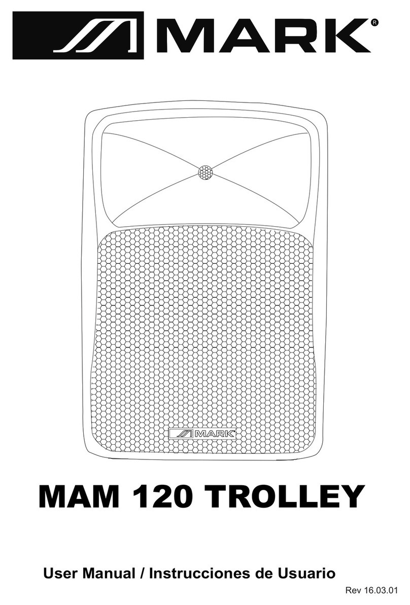 Mark MAM 120 TROLLEY user manual Mark MAM 120 TROLLEY user manual