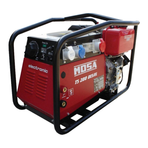 Mosa TS 200 KDES/EL Use and maintenance manual