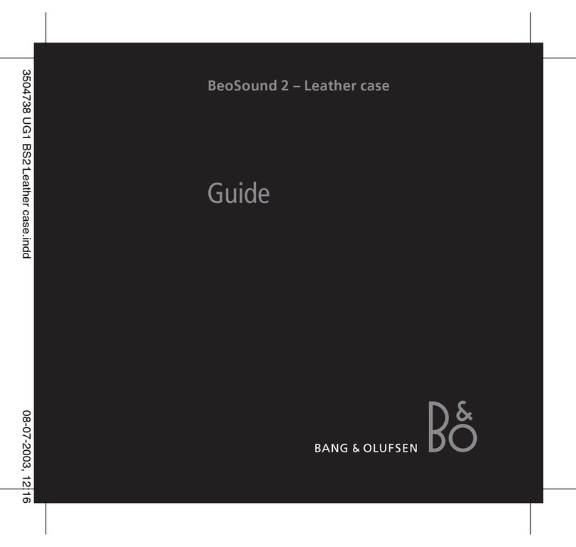 Bang & Olufsen BeoSound 2 Guide