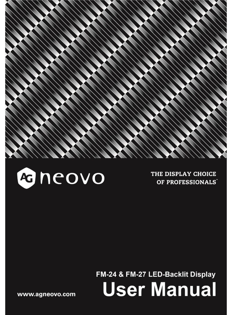 AG Neovo FM-27 User manual