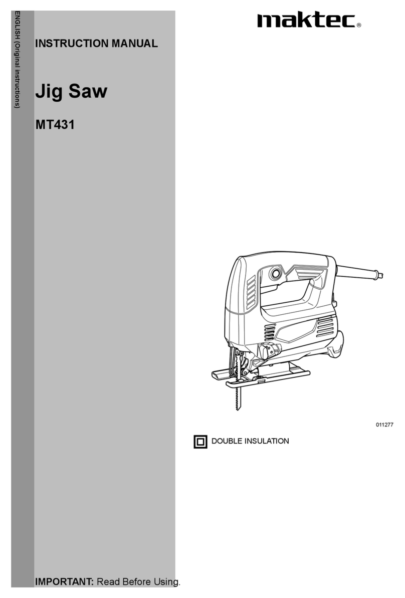 Maktec MT431 instruction manual