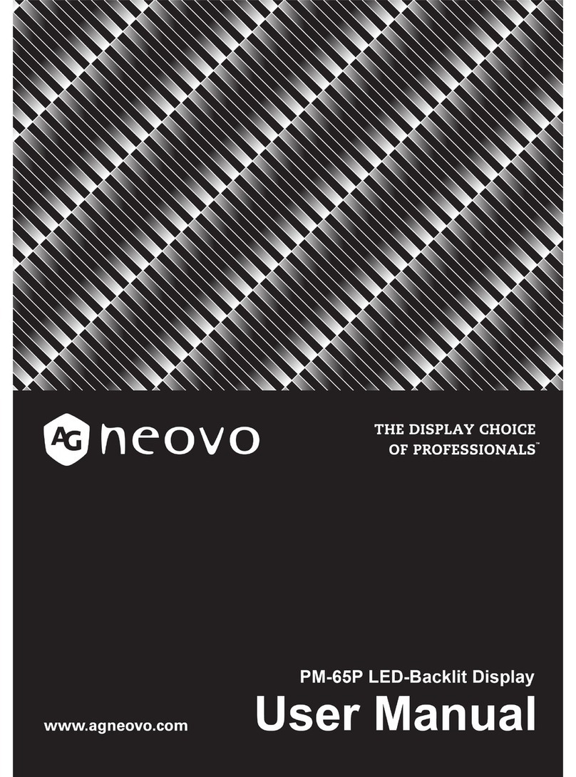 AG Neovo PM-65P User manual