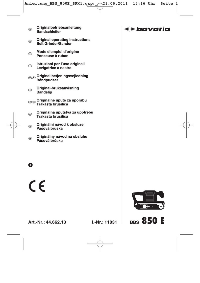 Bavaria BBS 850 E User manual