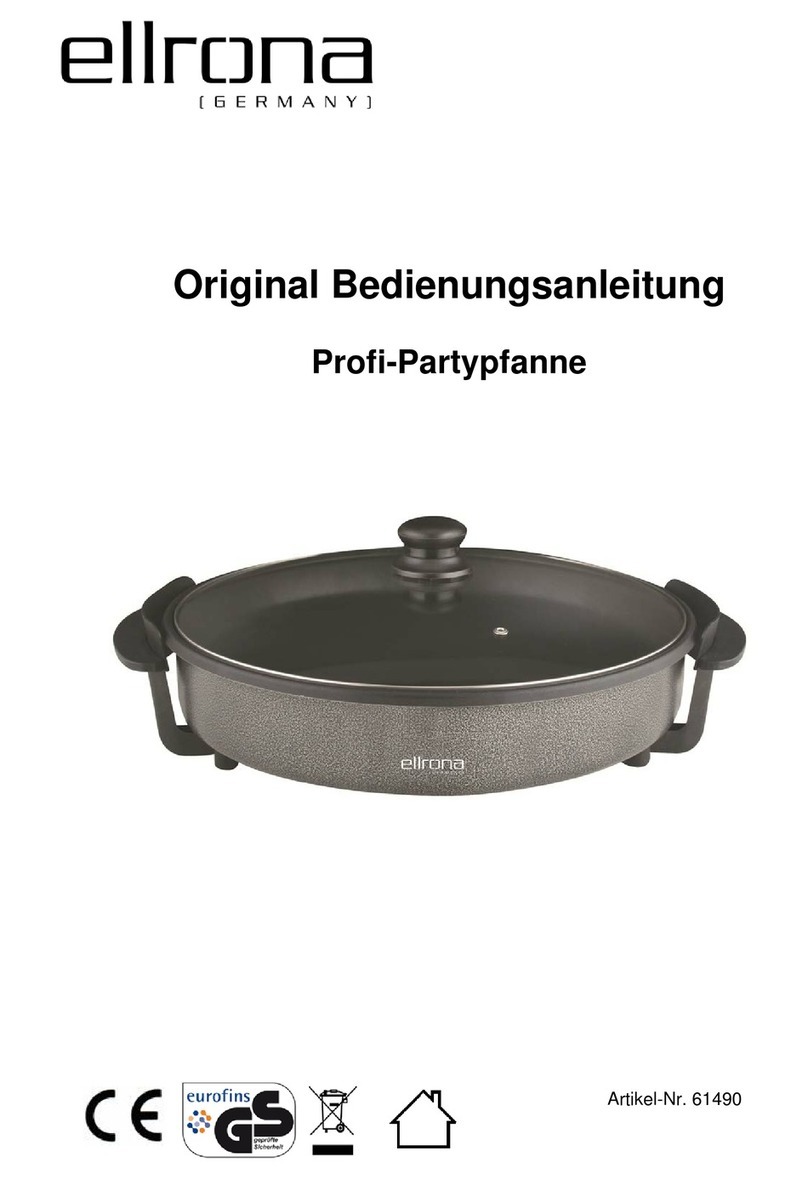 Ellrona Profi Party Pan operating manual