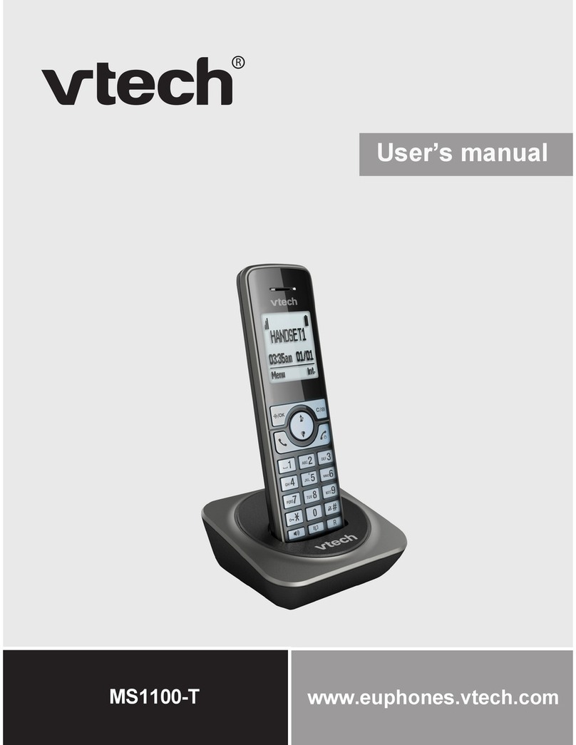 V-tech MS1100-T User manual