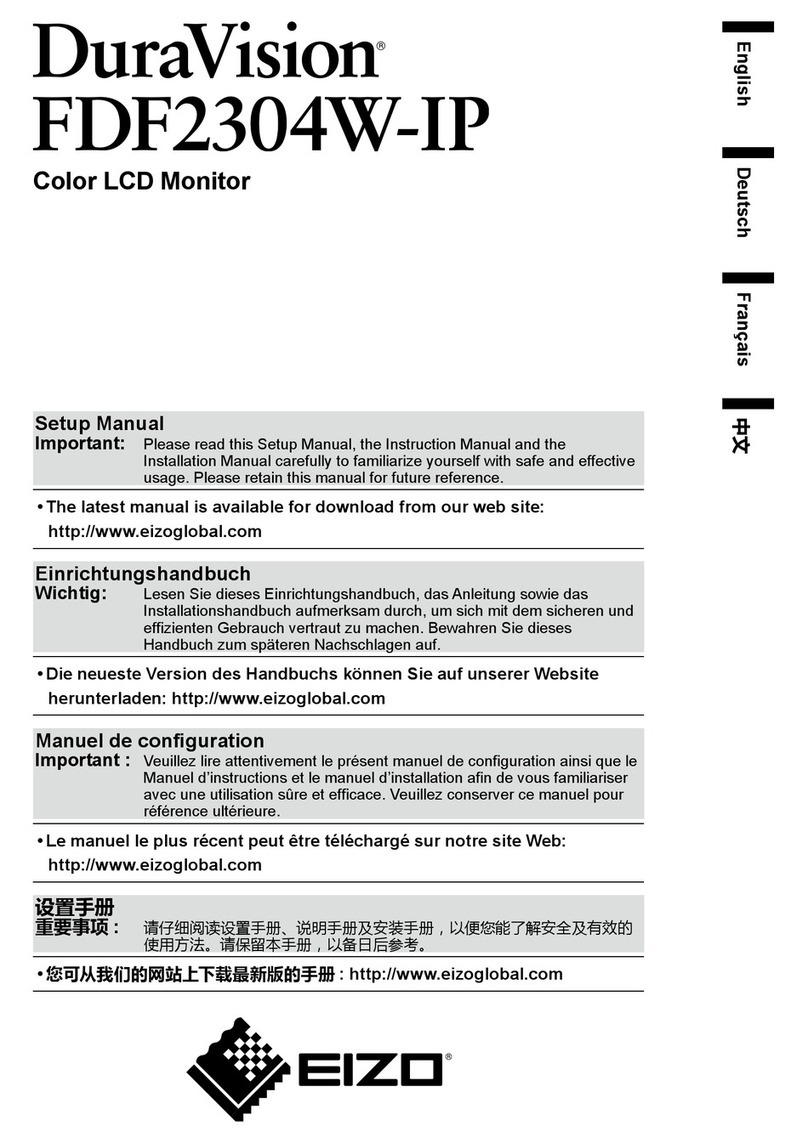 Eizo DuraVision FDF2304W-P User guide
