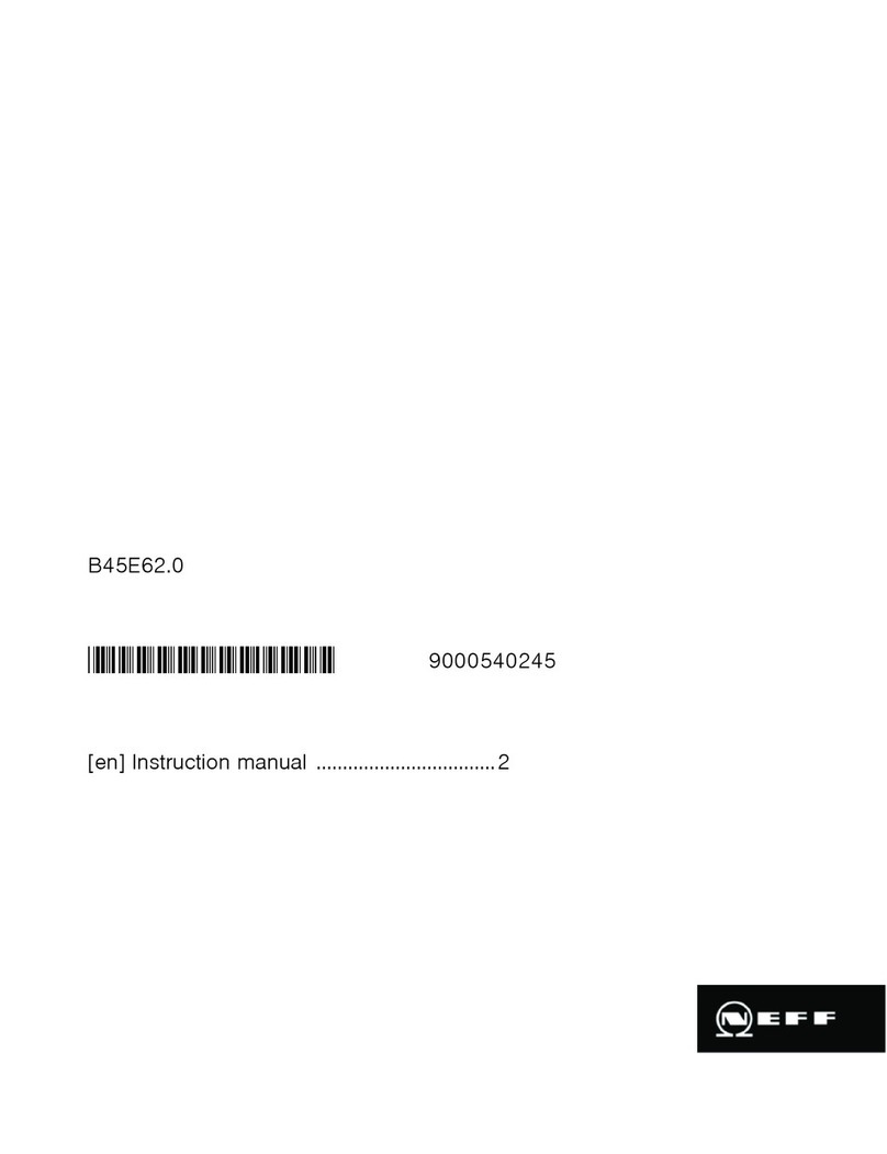 NEFF B45E62N0 instruction manual
