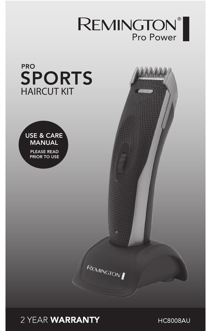 Remington HC8008AU User manual Remington HC8008AU User manual