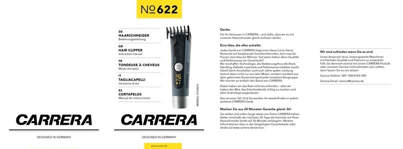 Carrera 622 instruction manual