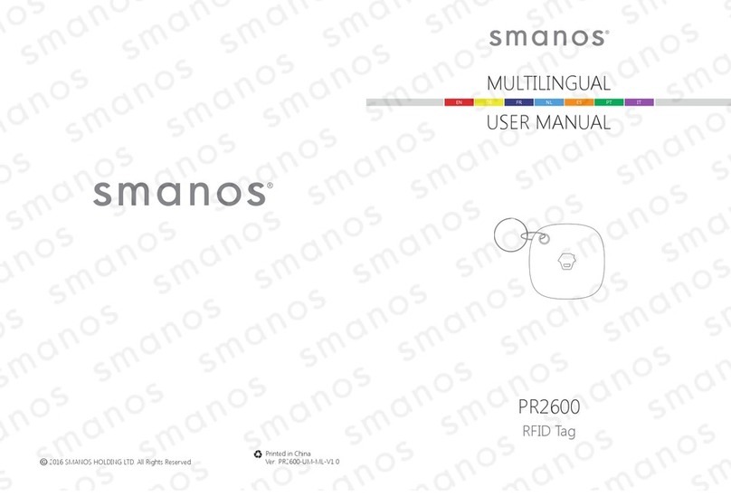 Smanos PR2600 user manual