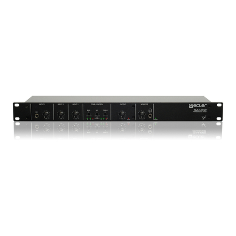 Ecler SAM312 instruction manual