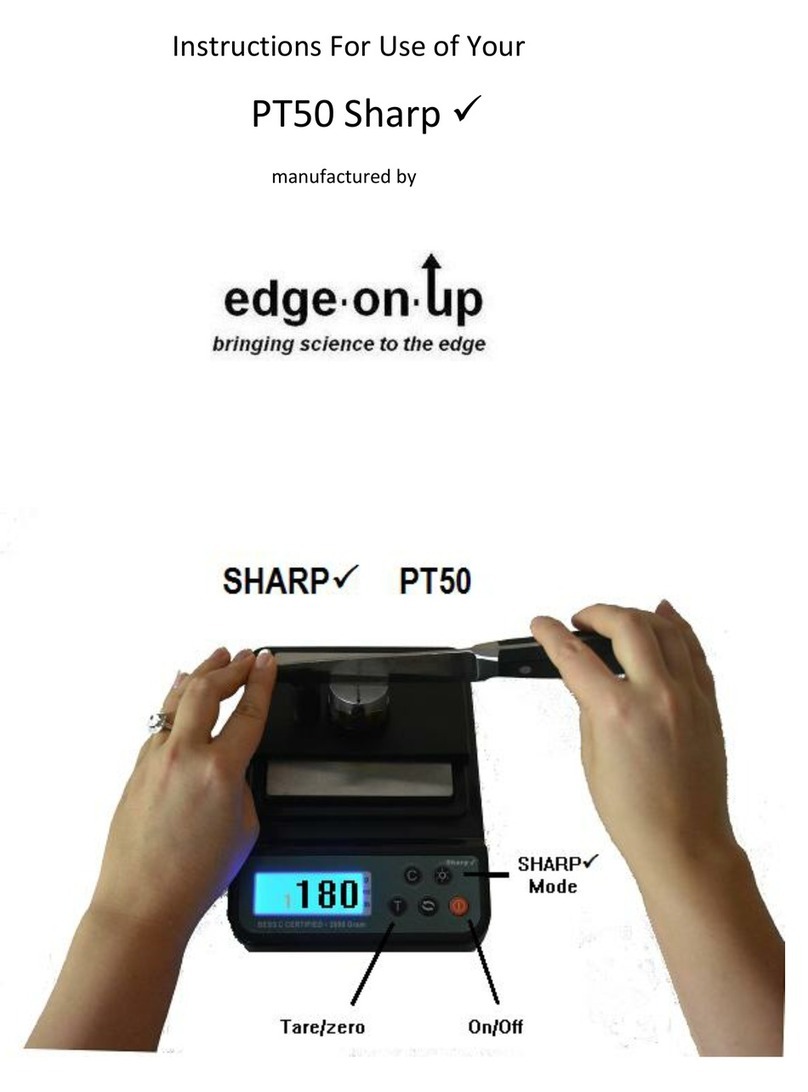 Edgeonup PT50 Sharp User manual