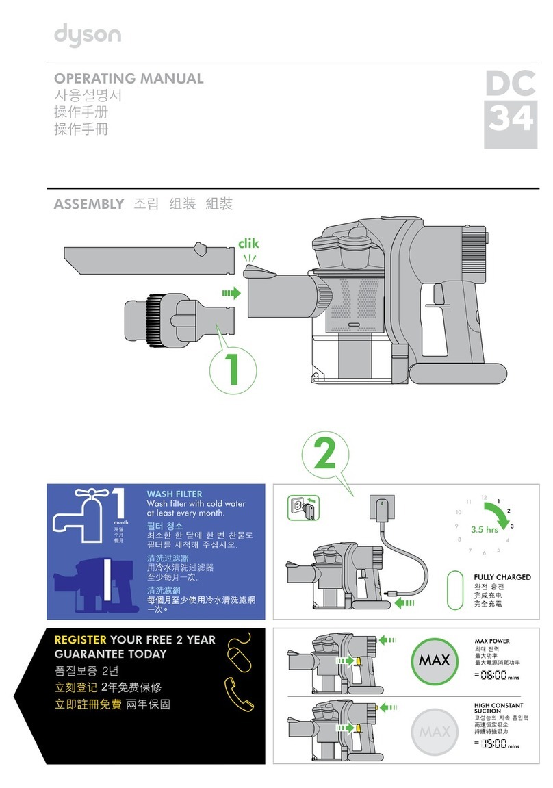 Dyson DC34 ANIMAL Instruction Manual Dyson DC34 ANIMAL Instruction Manual