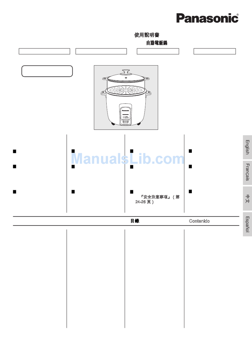 Panasonic SR-Y22FGJ User manual