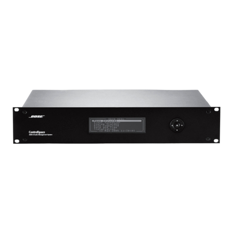 Bose ControlSpace AMS-8 installation guide