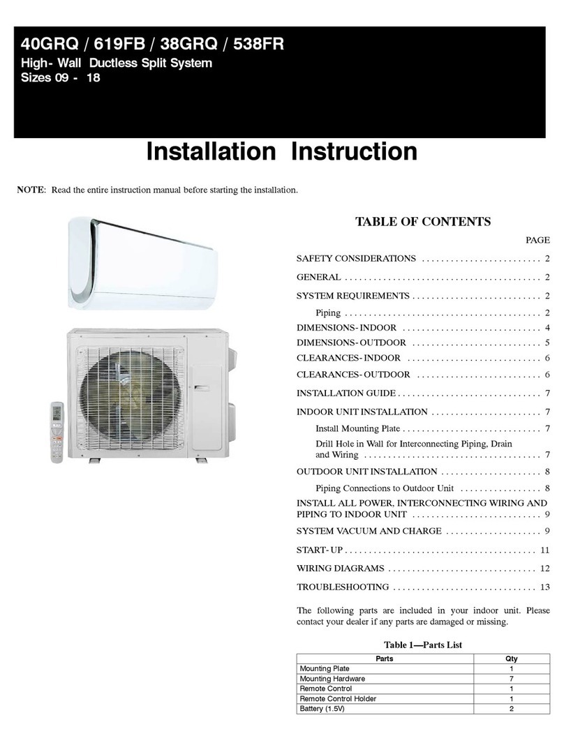 Carrier 40GRQ User manual Carrier 40GRQ User manual