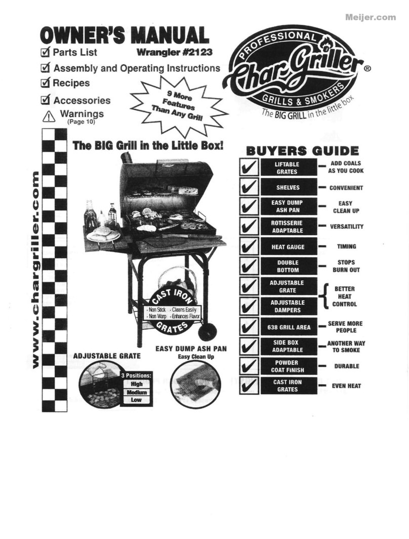 Wrangler 2123 owner's manual