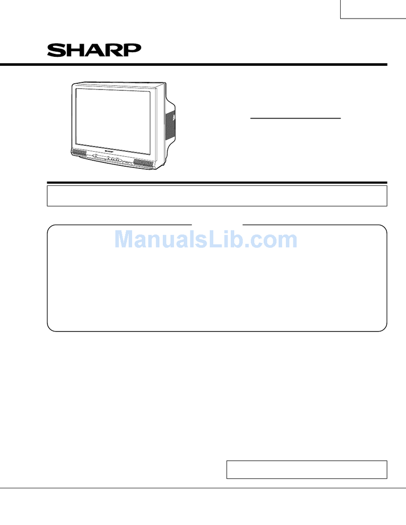 Sharp 29fl90 User manual