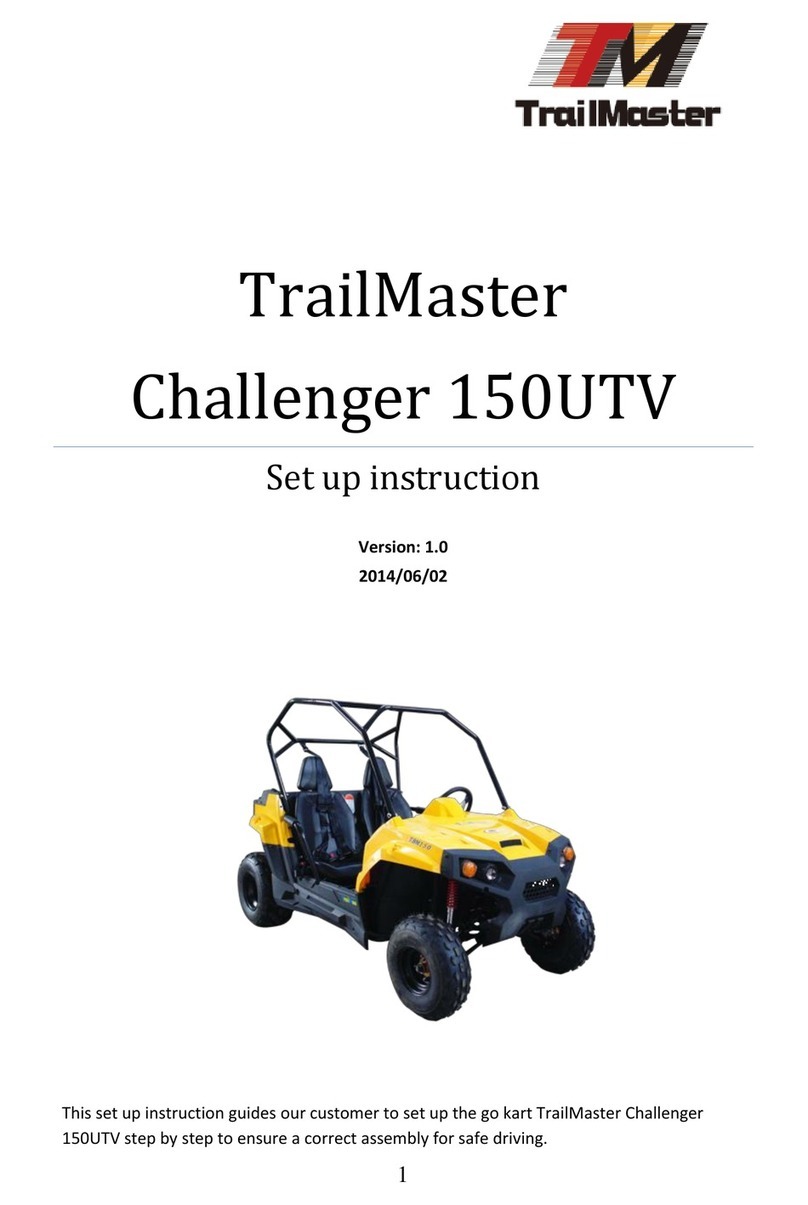 TrailMaster Challenger 150UTV Setup instructions