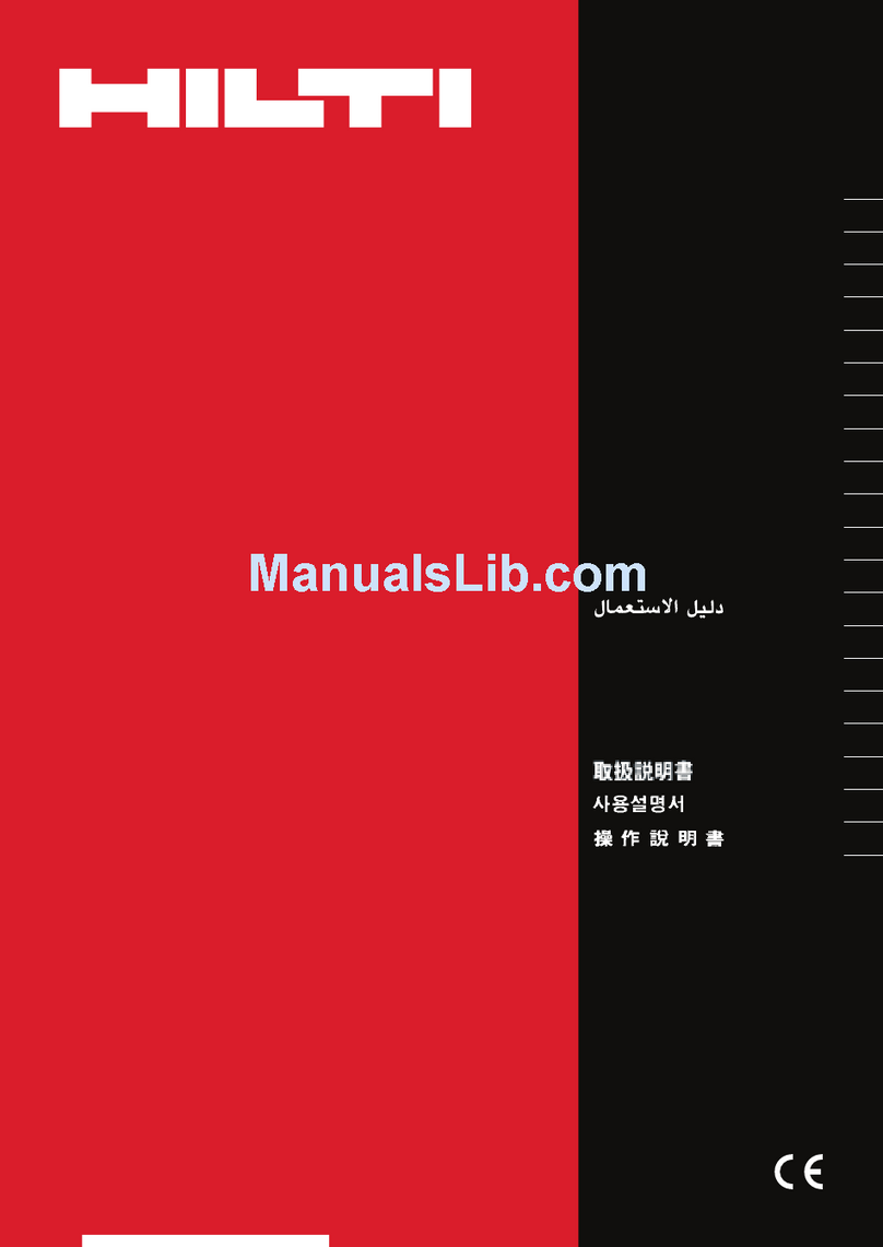 Hilti DX 36 operating instructions