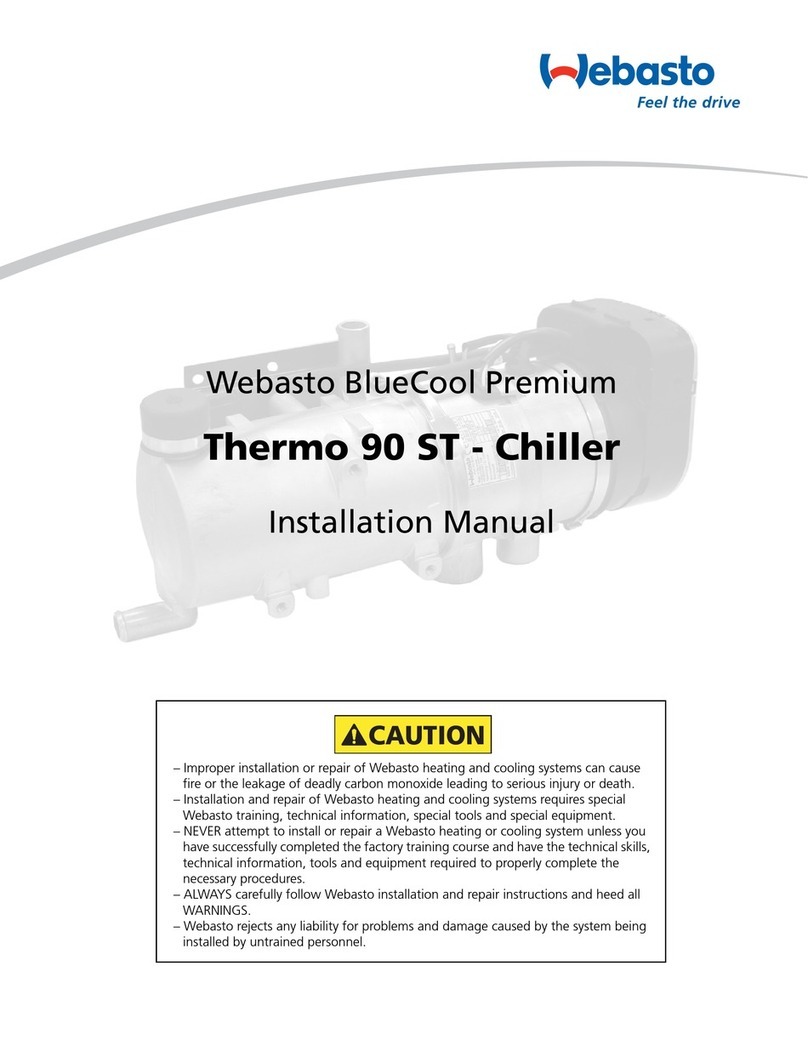 Webasto Thermo 90 ST installation manual