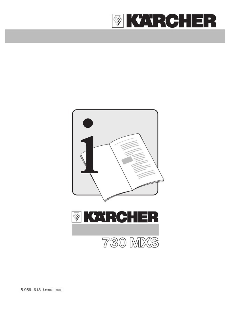 Kärcher 730 mxs Operating	 instruction