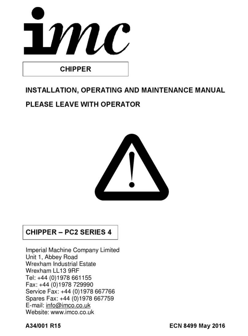 IMC pc2 series 4 Installation operating & maintenance manual