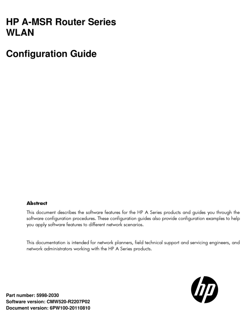 HP a-msr Configuration guide