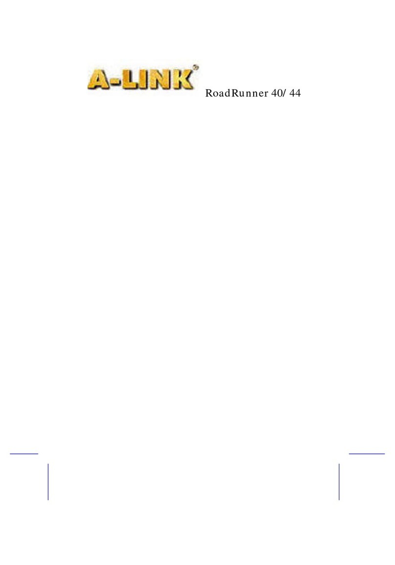Alink RoadRunner 40/44 manual