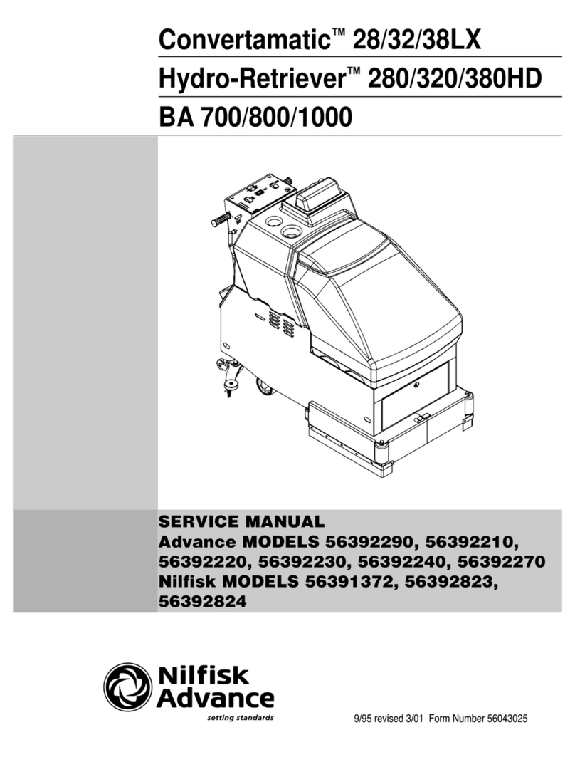 Nilfisk-Advance BA 1000 User manual