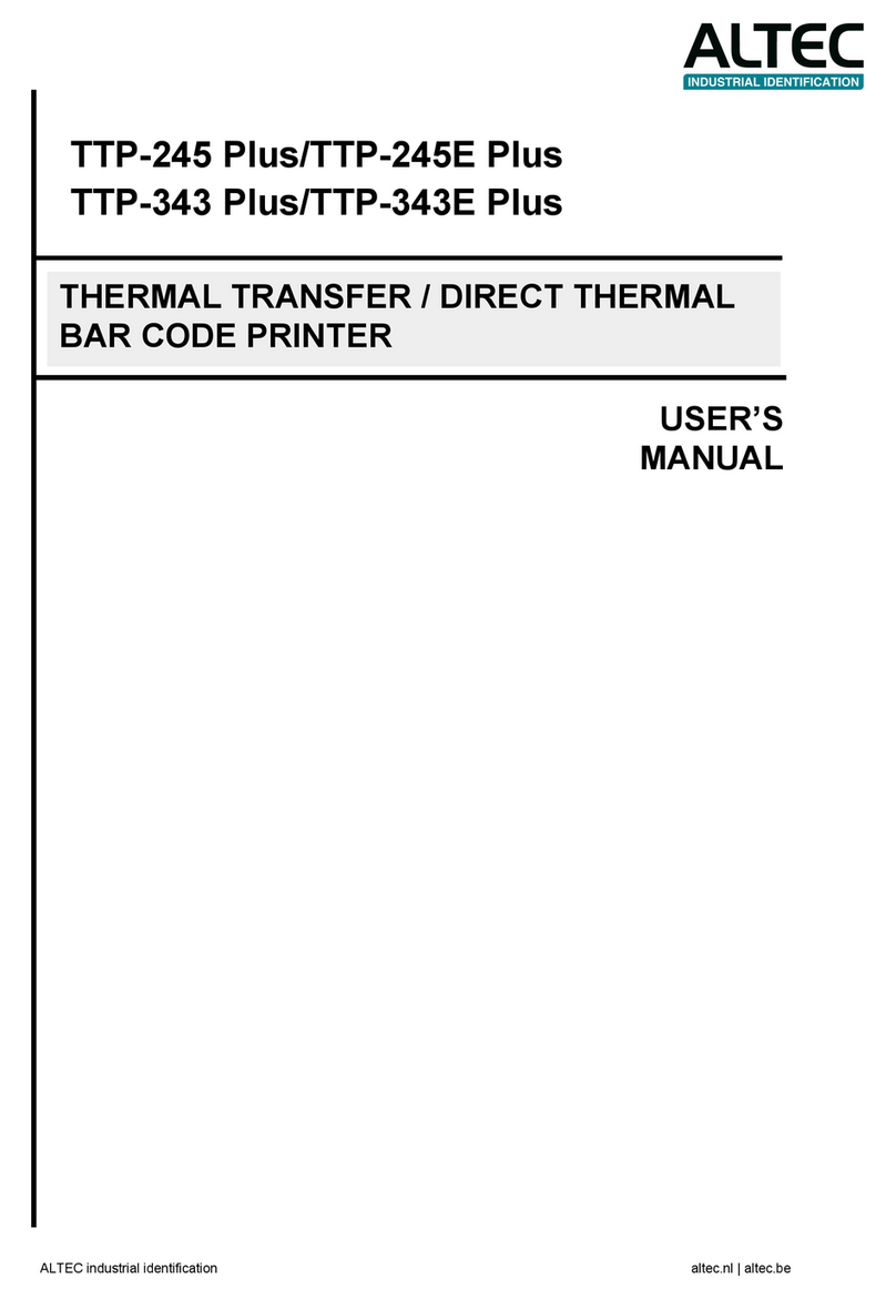 Altec TTP-343E Plus User manual